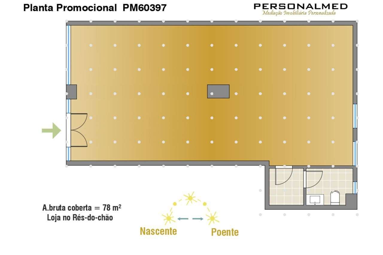 Loja em bom estado com 78m, no Laranjeiro e Feijó (PM60397) - Grande imagem: 5/14