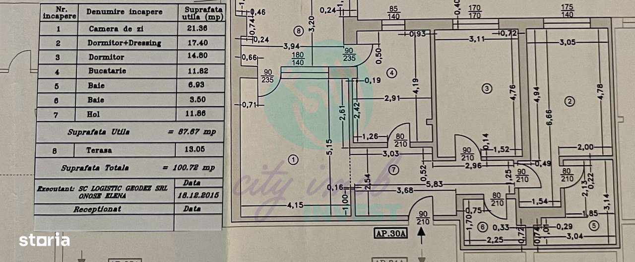 3 camere Aviației | Terasă 13 mp | 2 băi | Parcare subterană inclusă - Imagine principală: 5/12