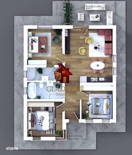 Casă parter LeGaga Cornesti, complex rezidential, comision 0 - Imagine principală: 4/9