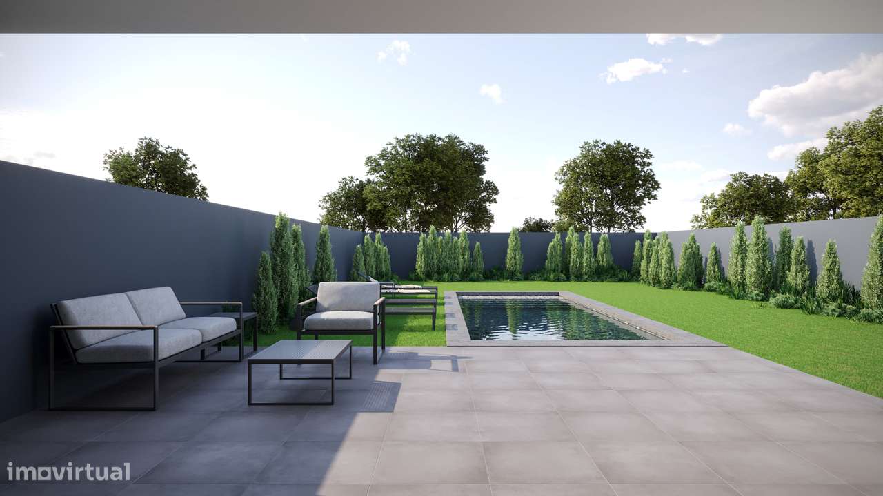 Moradia T4+1 c/ Piscina, condomínio privado, praia Francelos - Grande imagem: 5/24