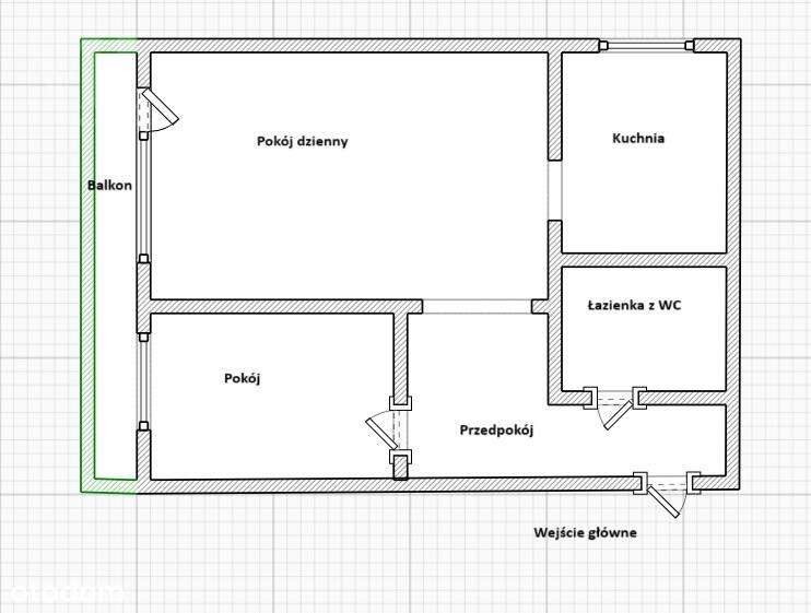 Mieszkanie 33m2, parter z balkonem-18