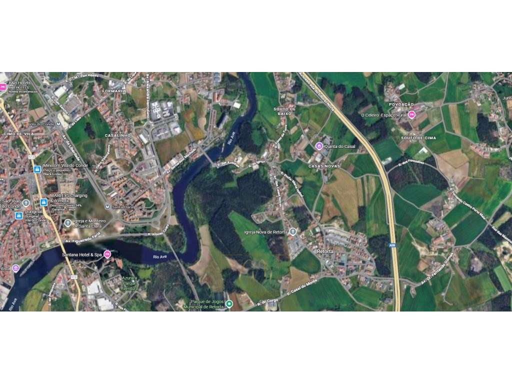 Moradia V4 Retorta com jardim, junto ao rio ave-21