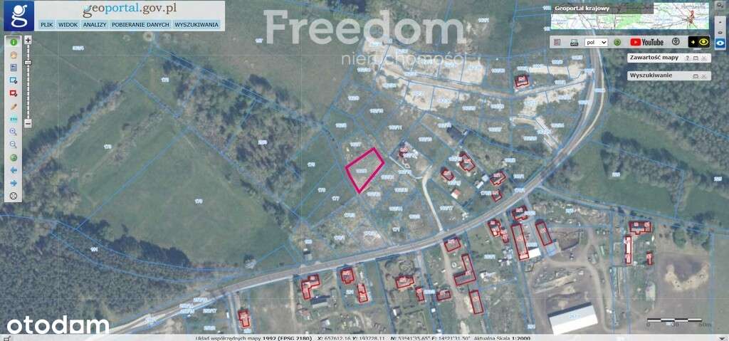 Działka na sprzedaż – 983 m², Warnołęka z WZ! - Pełny obrazek: 5/17
