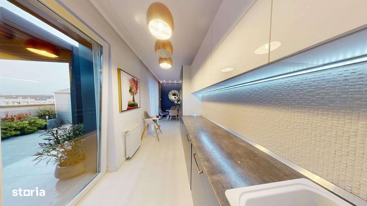 Penthouse cu terasa mare - Complet mobilat+utilat - Lazaret - Imagine principală: 5/9