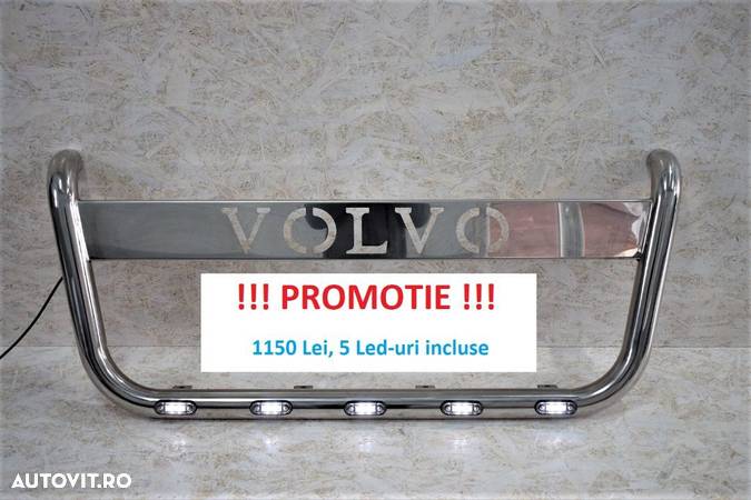 Bullbar suporti lumini si proiectoare Volvo Euro 5 Globetrotter / XL - 4