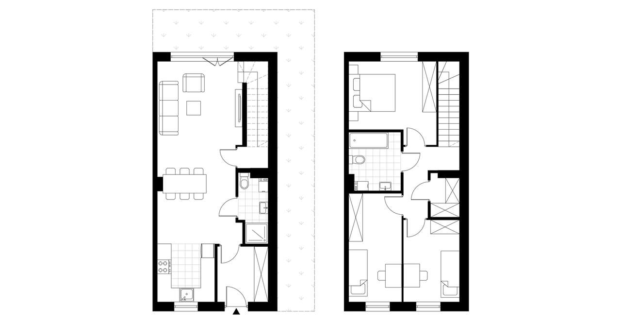 5-pokojowy dom 84m2 + ogródek Bez Pośredników - Pełny obrazek: 2/5