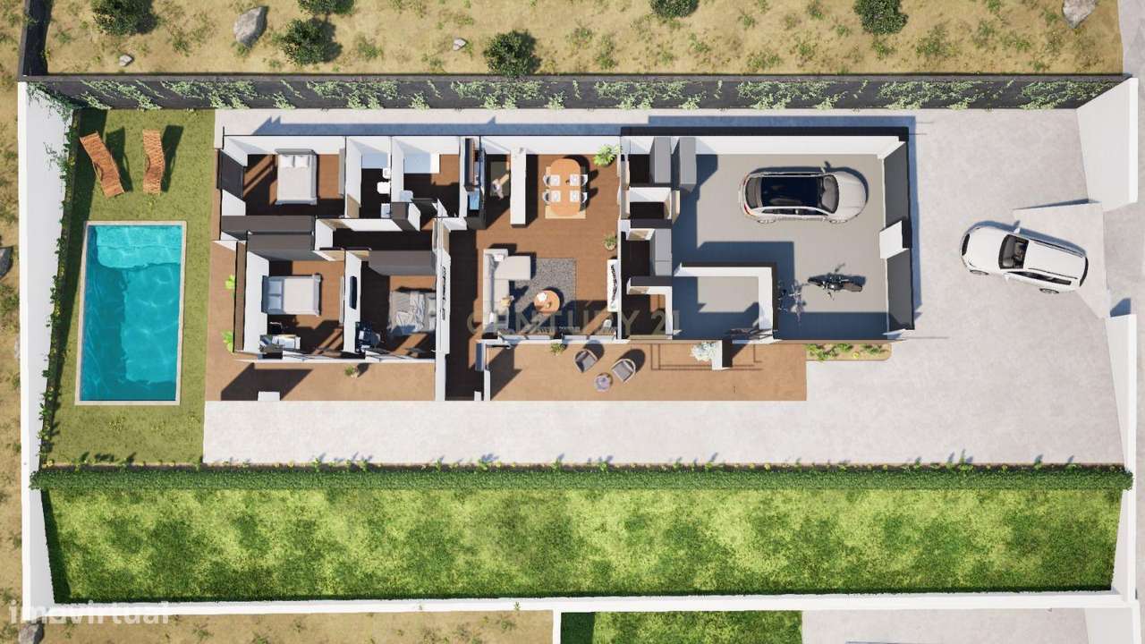 Terreno com projecto de habitação de moradia terrea - Grande imagem: 4/13