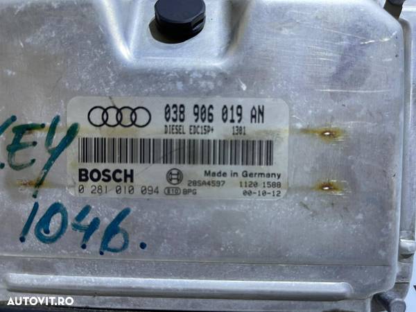 ECU Calculator Motor Audi A4 B5 1.9 TDI AJM ATJ 1997 - 2001 Cod 038906019AN 0281010094 - 2