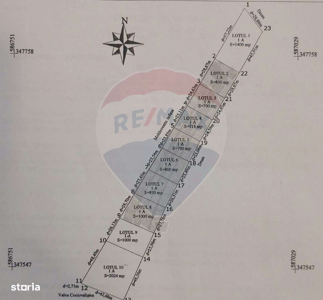 Teren de vânzare – Balotești, Strada Lacului, ansamblu de 10 loturi - Imagine principală: 4/4