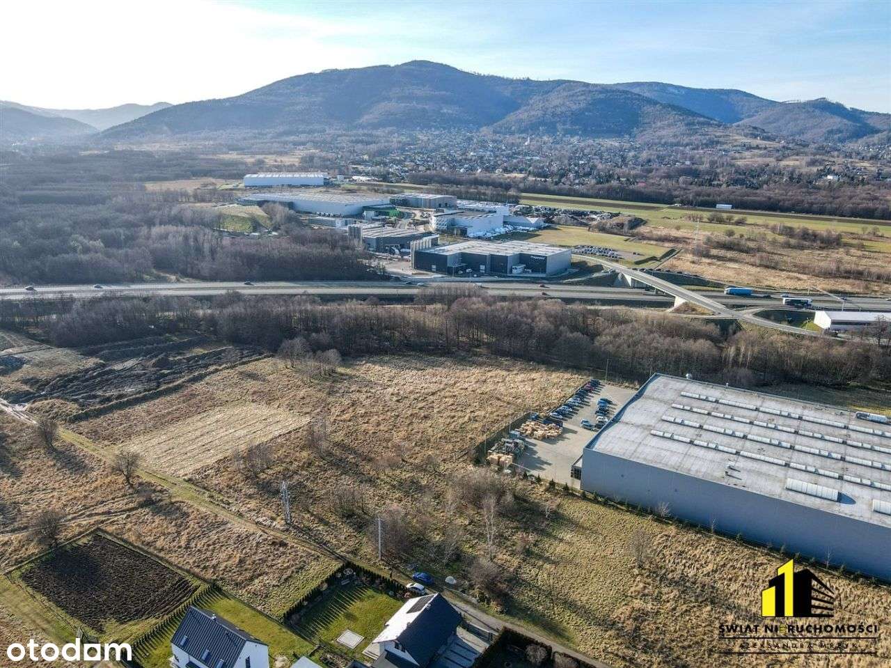 Malownicza działka budowlana z możliwością usług! - Pełny obrazek: 3/8