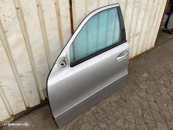 PORTA PORTAS FRENTE FRONTAL ESQUERDA MERCEDES BENZ CLASS C W203 A2037200105 2037200105 FECHO ELEVADOR MOTOR PUXADOR VIDRO RETROVISOR RETROVISORES - 3