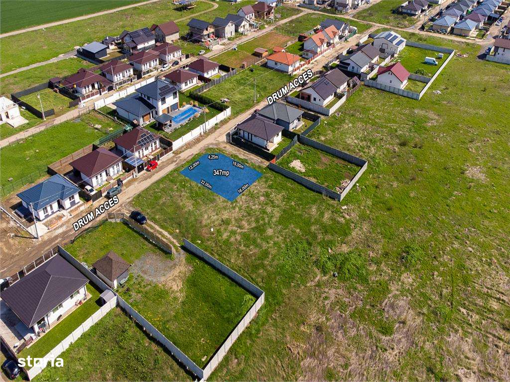 BERCENI SF ANA ,TEREN INTRAVILAN 347 MP,STB 3 MIN,DESCHIDERE 17 M - Imagine principală: 2/5