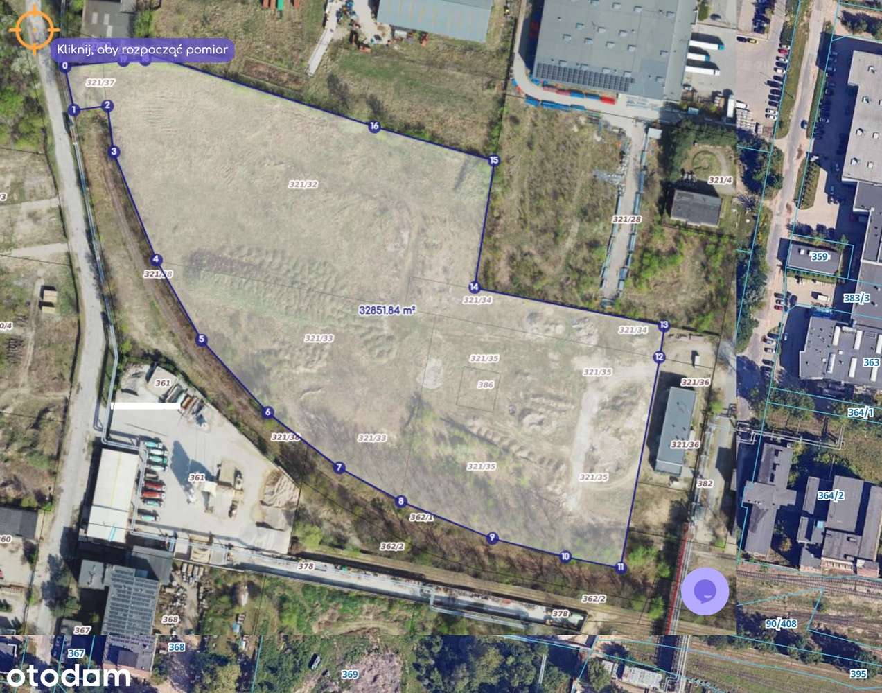 Działka inwestycyjna  33 457 m² -  Bocznica kolejowa - Pełny obrazek: 4/4