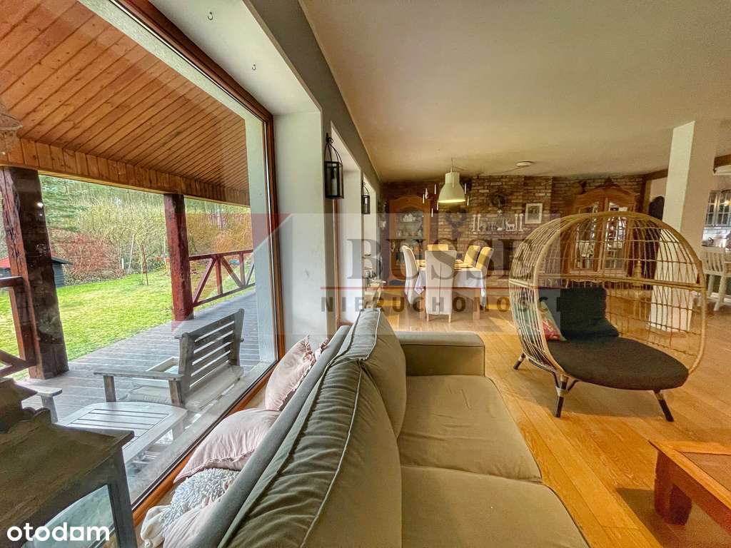 STYLOWY DOM! - Piękny!!! Duża działka! Przy lesie!-9