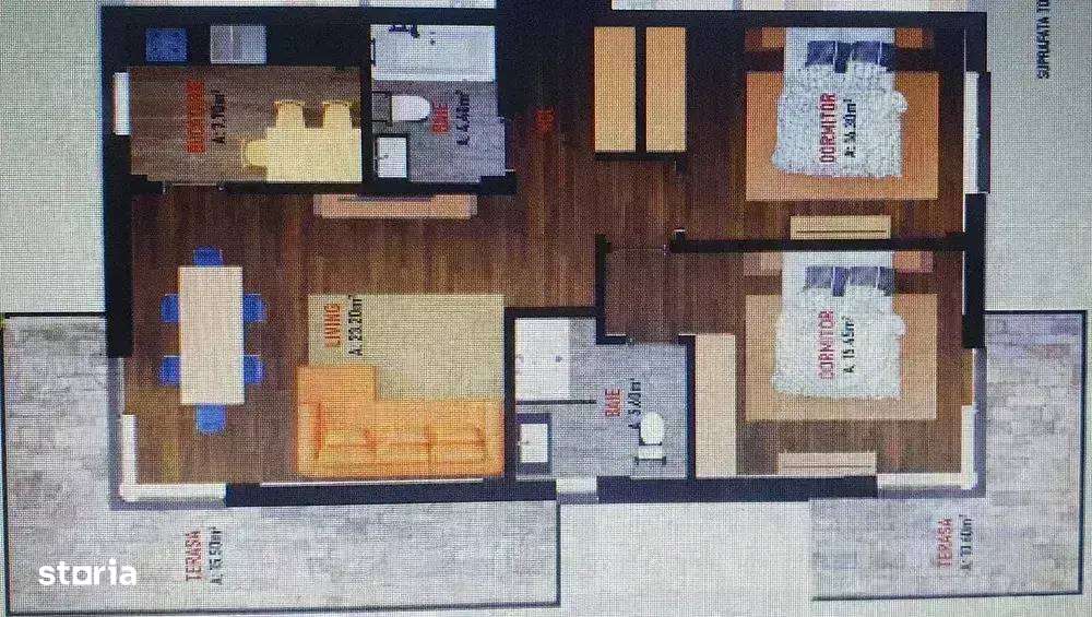 Apartamente De Vanzare 3 Camere Dobroiesti | Rate Dezvoltator - Imagine principală: 3/6