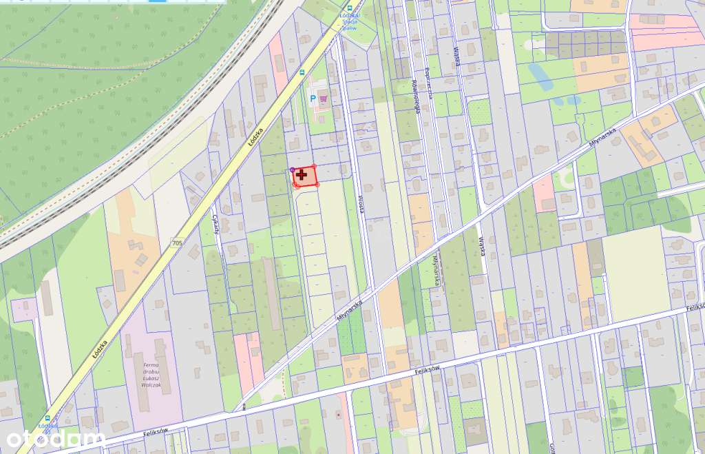 Na sprzedaż działka budowlana, Feliksów, 843m2 - Pełny obrazek: 4/5