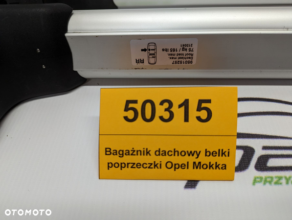 Bagażnik dachowy belki poprzeczki Opel Mokka - 6