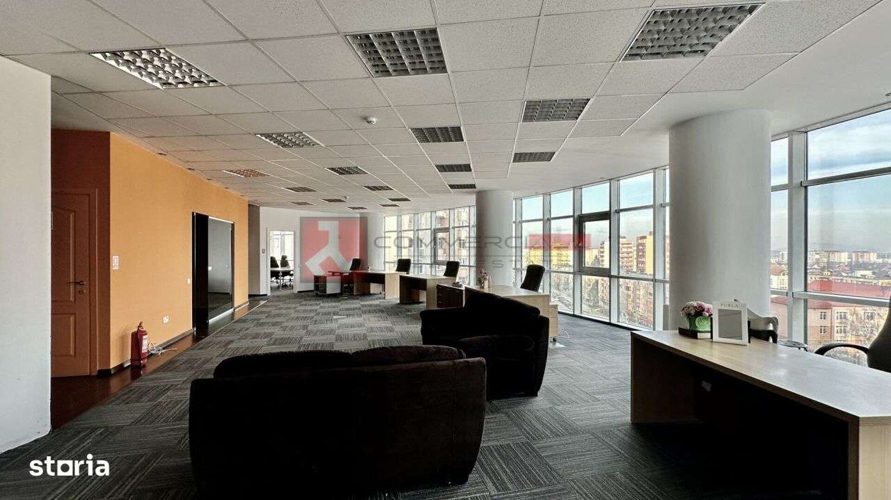 SPATIU BIROURI 167 MP | FERESTRE PANORAMICE | OPEN-SPACE - Imagine principală: 2/13