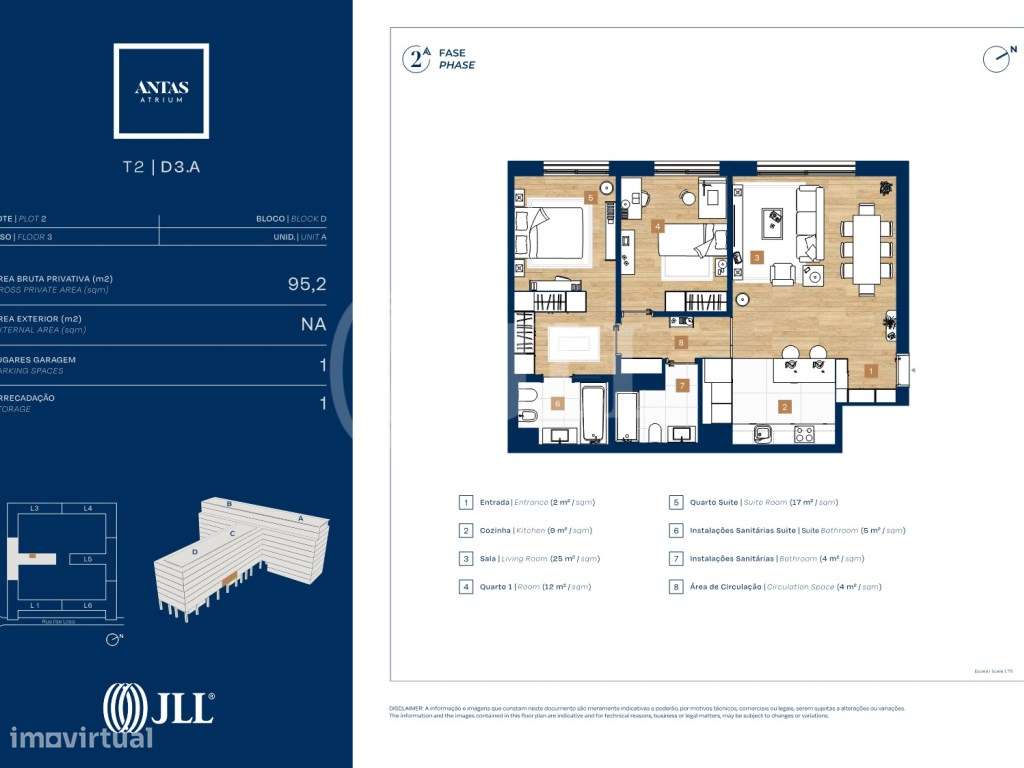 Apartamento T2 no Antas Atrium - 2ª fase, Porto - Grande imagem: 5/43