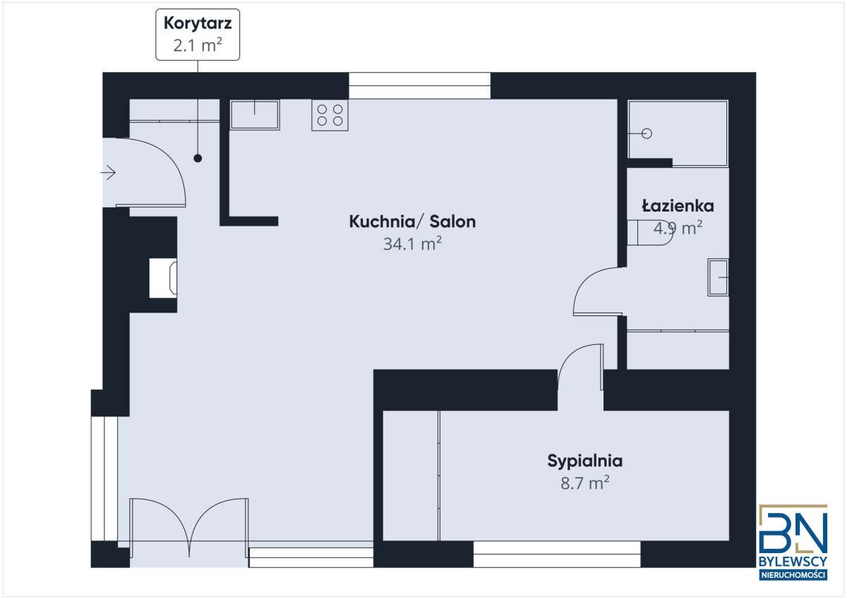 Las | Basen | Domek | Ustronie, gm. Borek Wlkp.-19