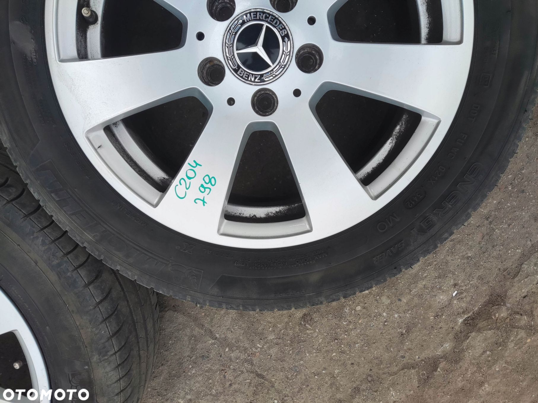 MERCEDES W212 W204 W207 FELGI ALUMINIOWE 16" ET43 205/55/16 - 8