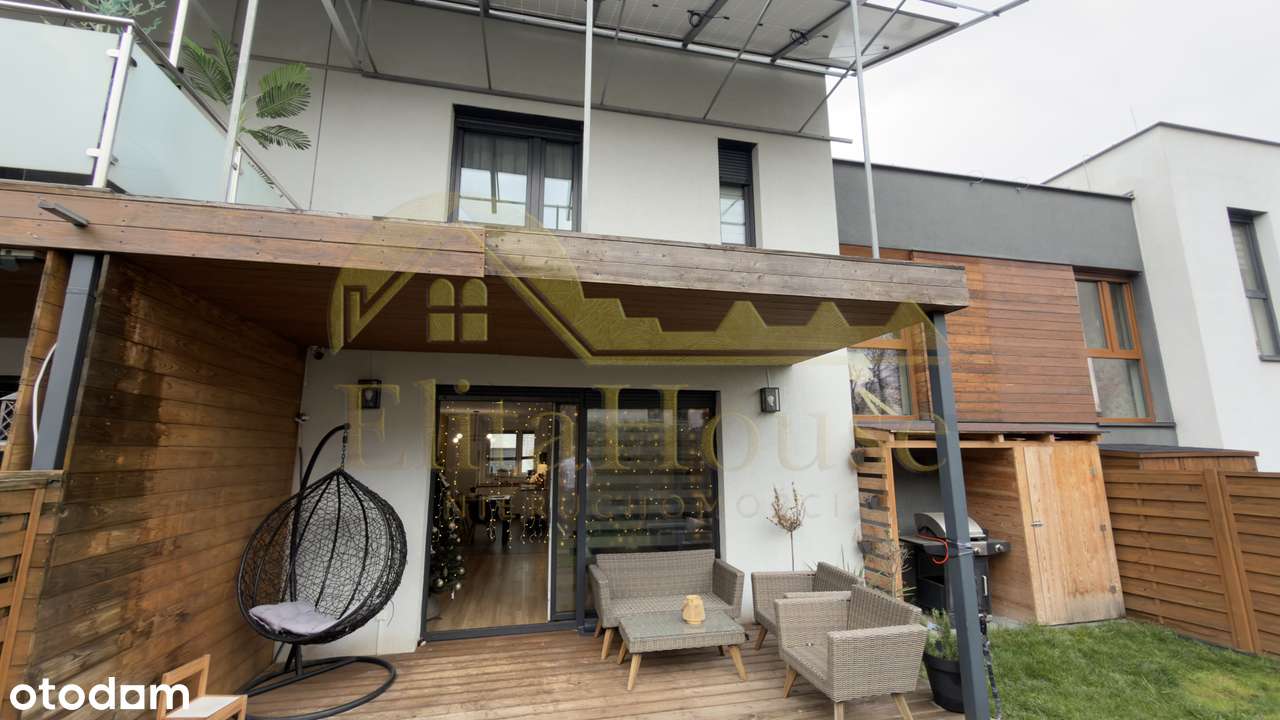 Nowoczesny dom z fotowoltaiką, biurem i garderobą – Pyskowice-17