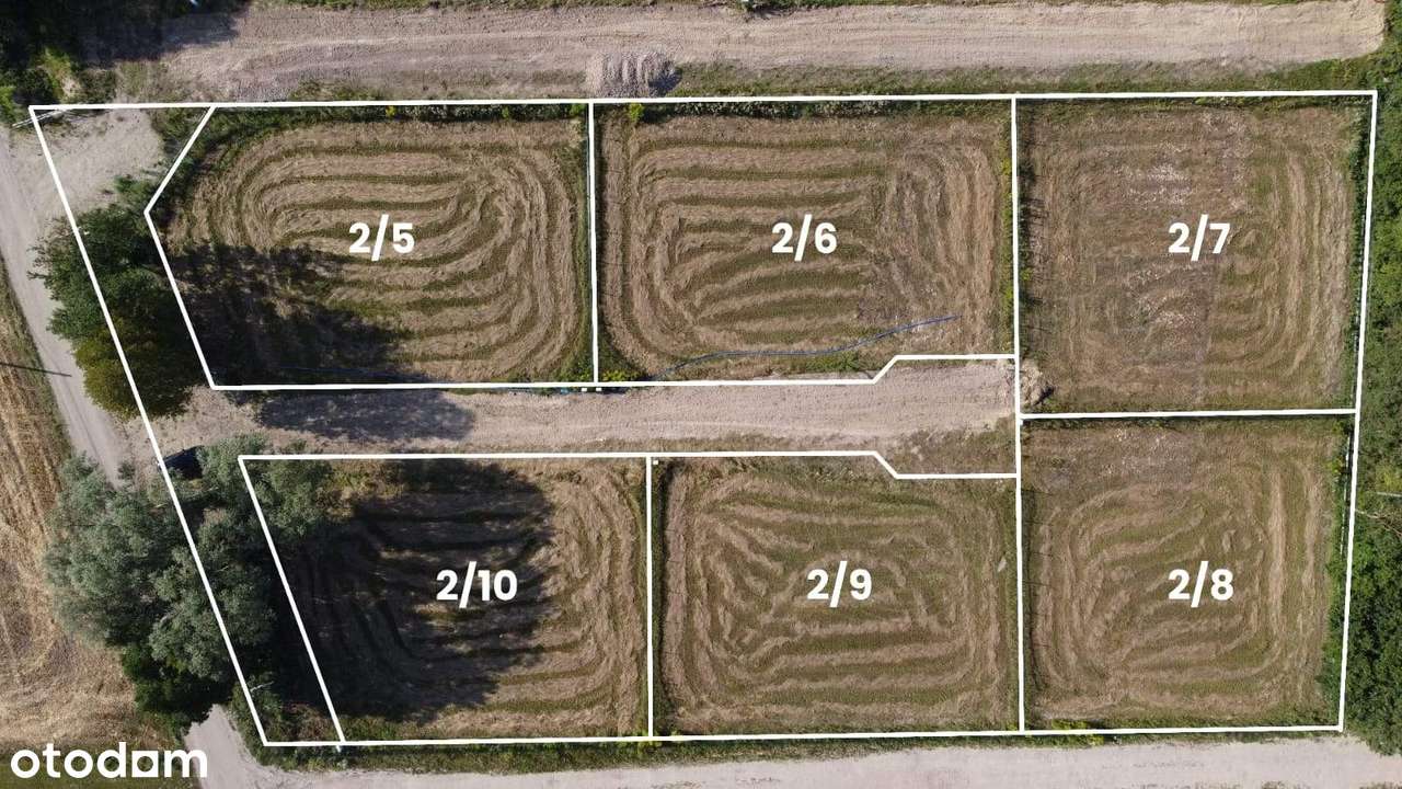 6 Działek do wyboru  PRZY LESIE sprzedaż działek plus podatek VAT ,-15