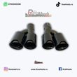 ornamente dedicate BMW G30 G31 tobe Tips Akrapovic black glos sport duble BMW AUDI PORSCHE X5 X6 G30 G20 G05 G06 Mercedes X3 X4 universale auto - 1