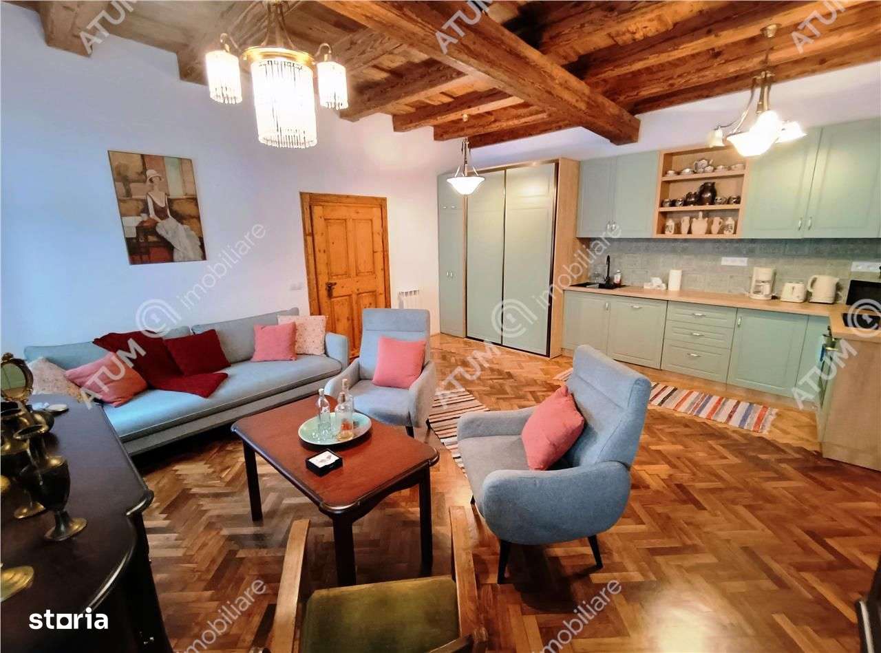 De inchiriat apartament unicat cu 2 camere langa Piata Mare din Sibiu - Imagine principală: 3/9