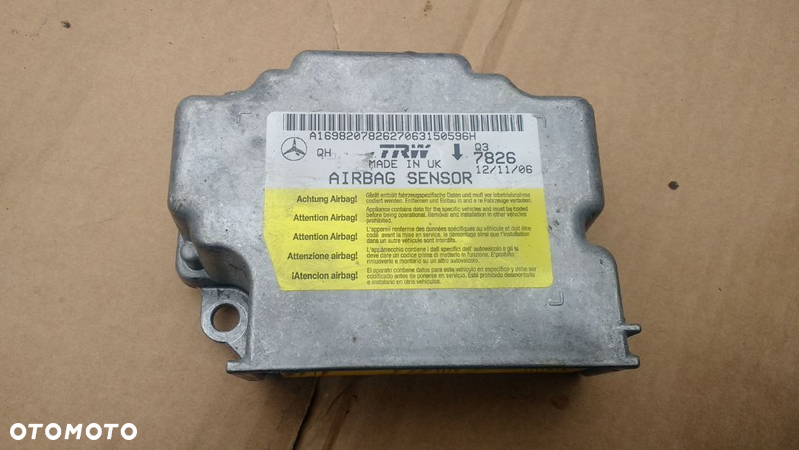 moduł sensor AIRBAG MERCEDES B W245 A1698200782 - 1