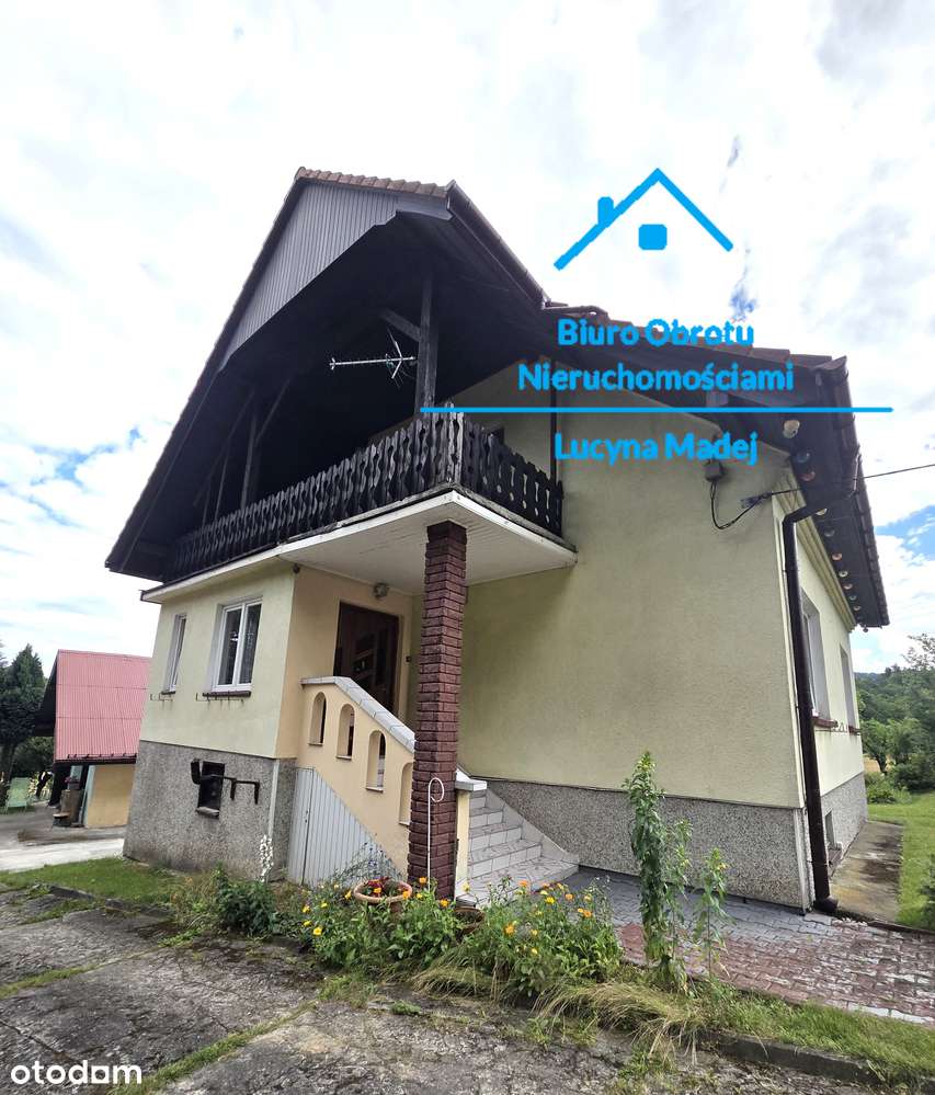 Dom 150m2 z ładnym widokiem, blisko Jeziora Mucharskiego 1 .04 ha.-0