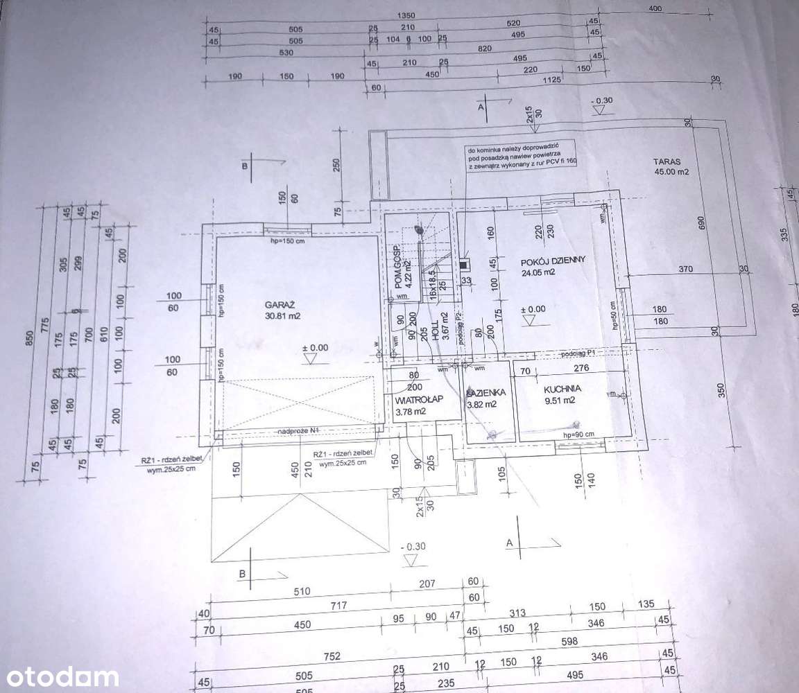 OKAZJA! Sprzedam dom w stanie surowym otwartym - Pełny obrazek: 4/6