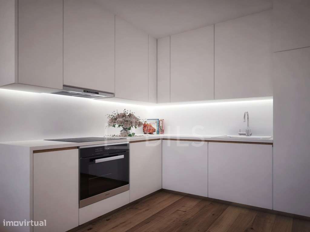 Apartamento T1 com terraço, em novo empreendimento, em Matosinhos - Grande imagem: 3/56