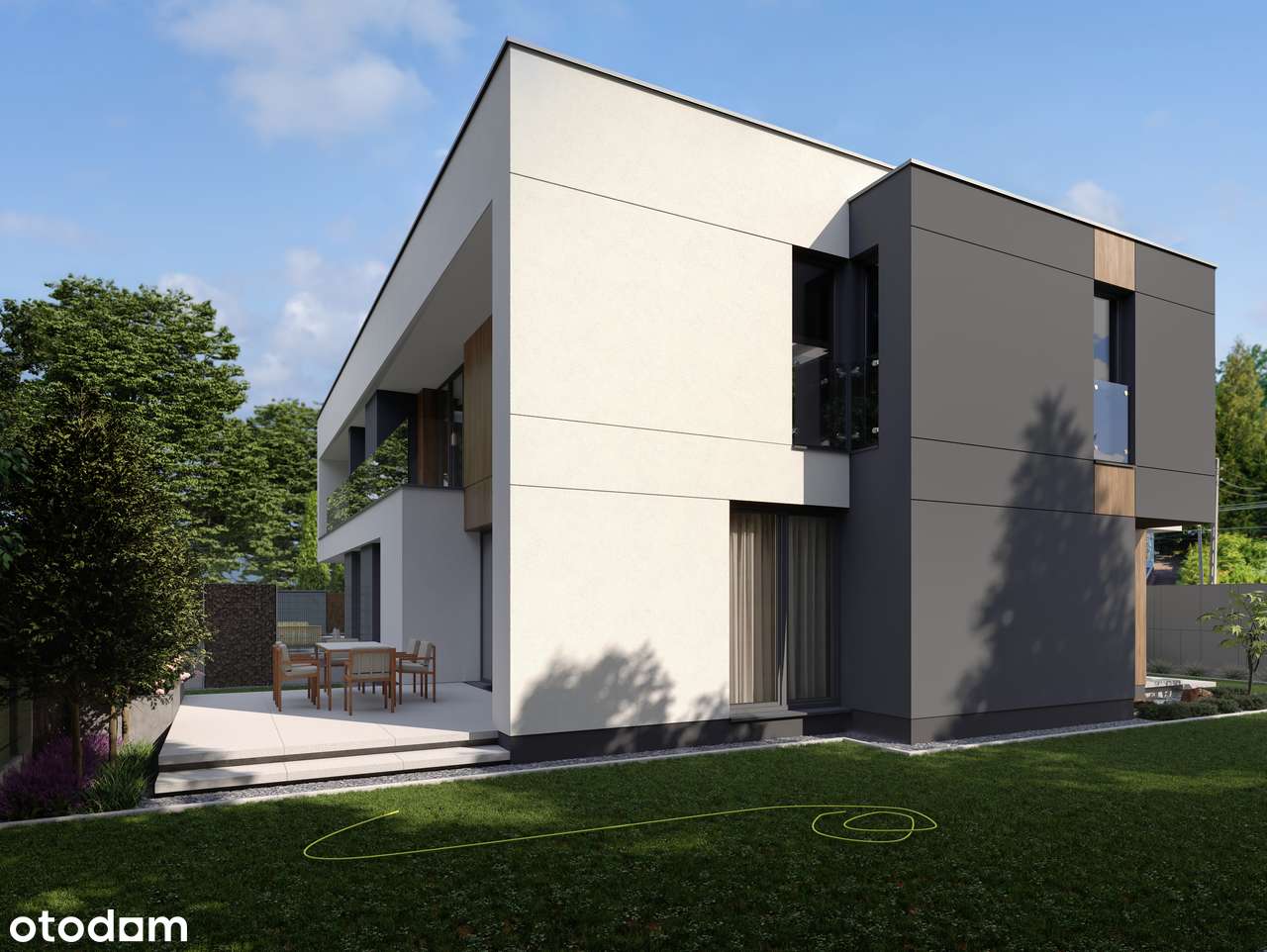 Nowoczesna Bryła Nowy DOM do PKP 350m - wysoki standard-8