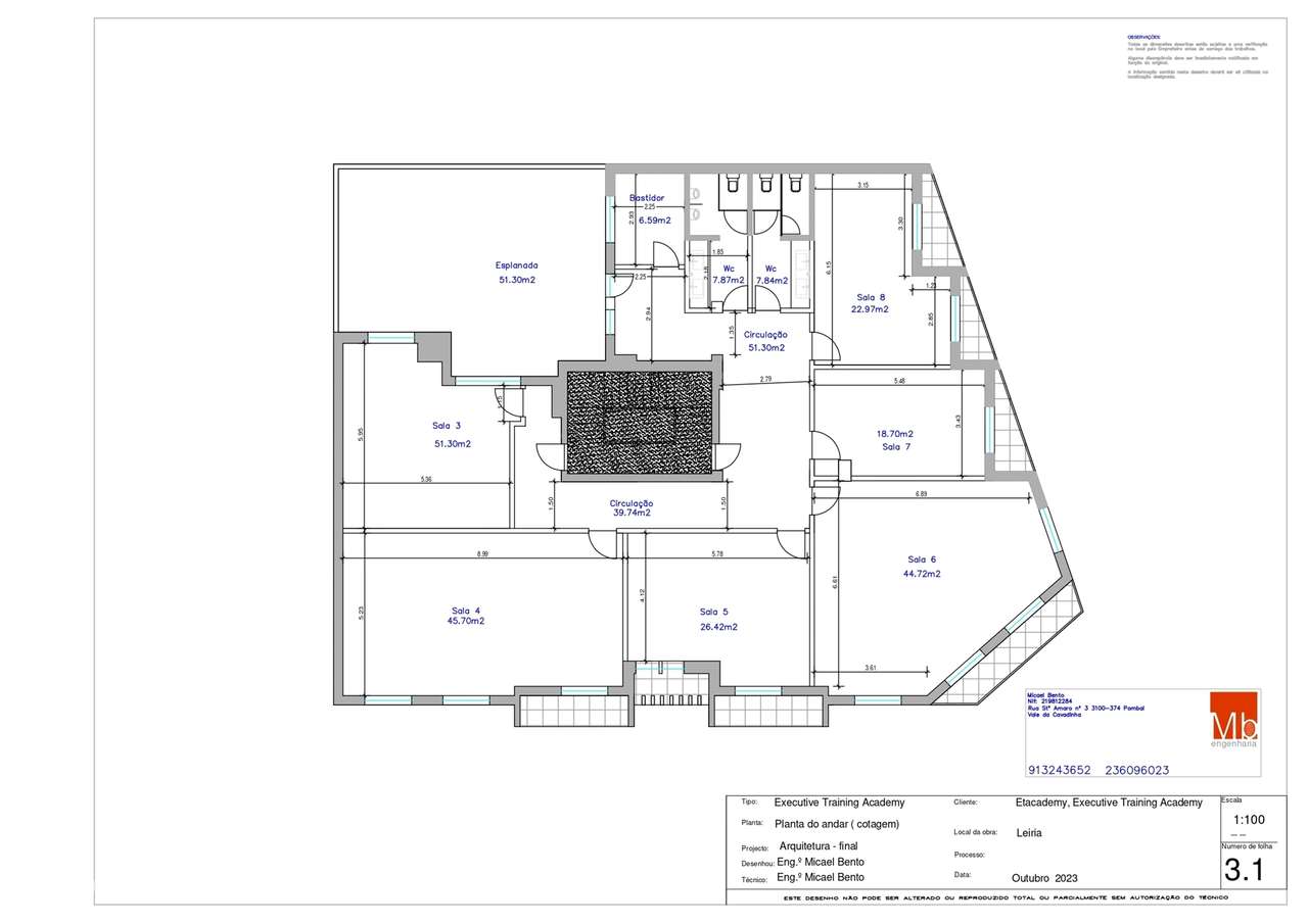 Prédio Comercial com Grandes Áreas – Rua de S. Tiago nº 1, Leiria-9