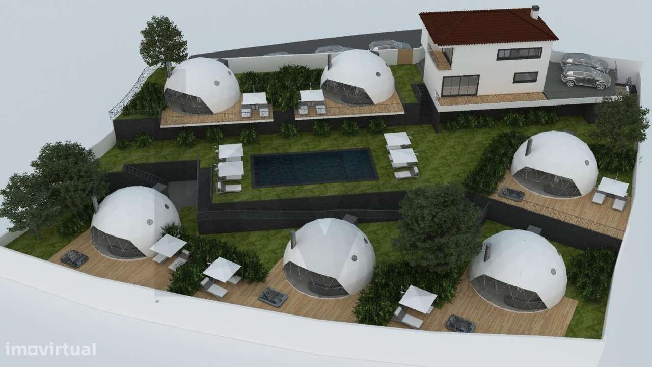 Terreno com Projecto Aprovado para Seis Unidades de Glamping , Vista M - Grande imagem: 2/37