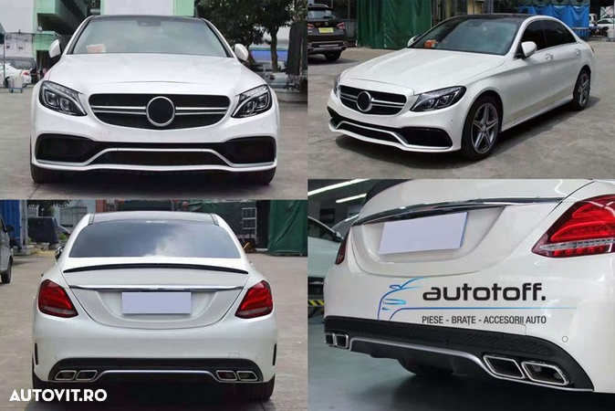 Pachet exterior Mercedes W205 C-Class (2014+) C63 Design - 26