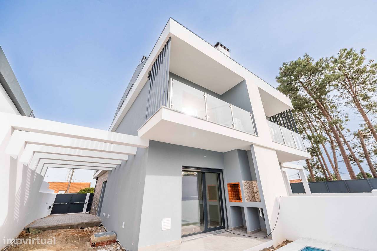 Moradia Nova com Piscina em Fernão Ferro | Design Moderno - Grande imagem: 4/60