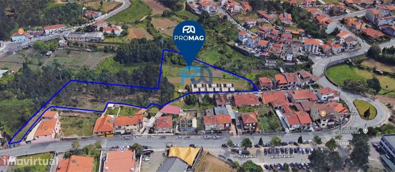 Terreno com PIP Aprovado para 3 Moradias em São Pedro da Cova – Fânzer - Grande imagem: 4/35