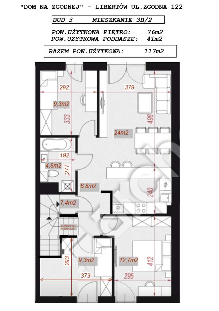 Mieszkanie dwupoziomowe z ogródkiem bud 3 - oferta specjalna - Pełny obrazek: 5/10