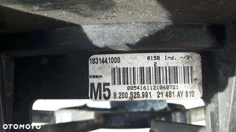 Wiatrak wentylator chłodnicy Renault Clio 3 III Nissan Note 8200525991 - 3