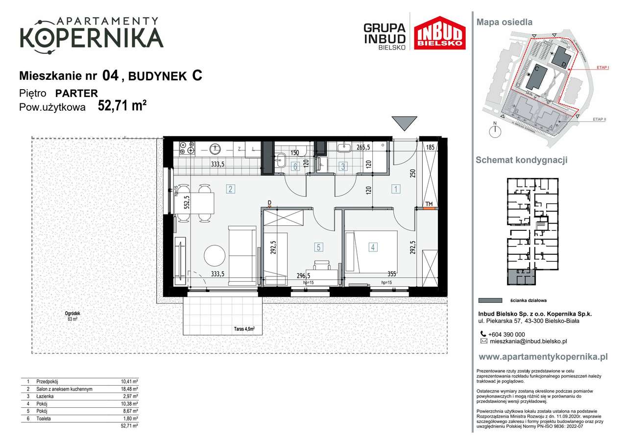 Apartamenty Kopernika | mieszkanie 3-pok. | C_4 - Pełny obrazek: 3/8