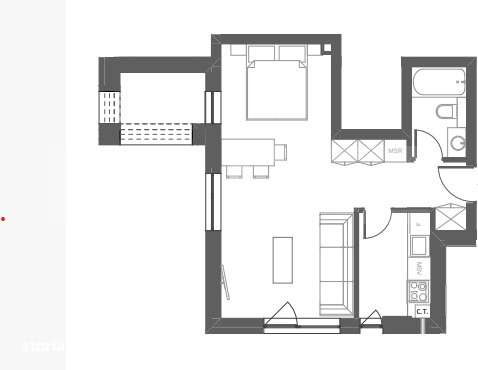 Apartament 2 camere, finisat, balcon, garaj, zona Somesului - Imagine principală: 4/6