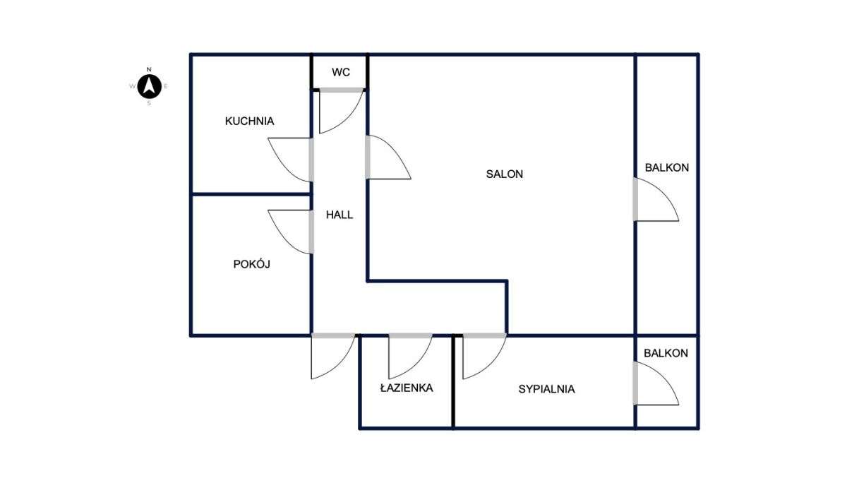 Komfortowe 3 pokoje na 64 m2| Parter | 2 balkony-18