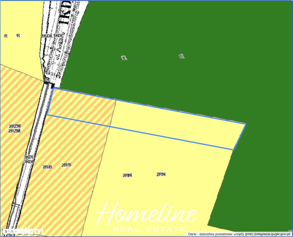 Działka przy lesie – Tyniec Mały, ul. Parkowa - Pełny obrazek: 5/5