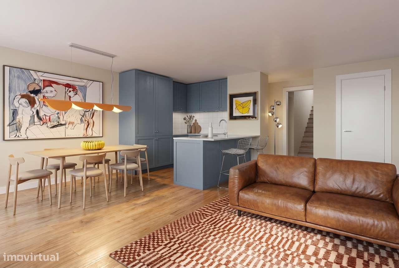 Acordar com vista para o Tejo|T2 Duplex entre a Graça e Santa Apolónia-5