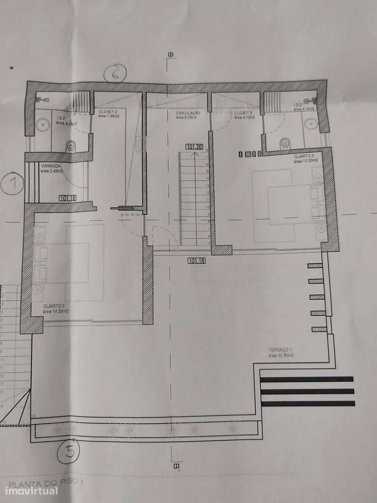 Lote de terreno para construção com projeto aprovado T3-7