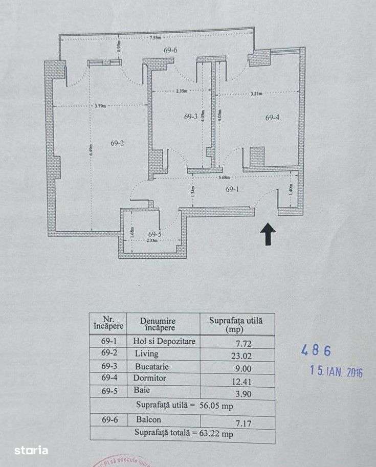 2 camere | Decomandat | Centrala | Sos. Oltenitei Sector 4-3