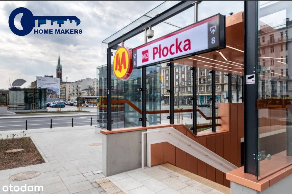 33,80m2/Balkon/100m do Metra Płocka/Parking