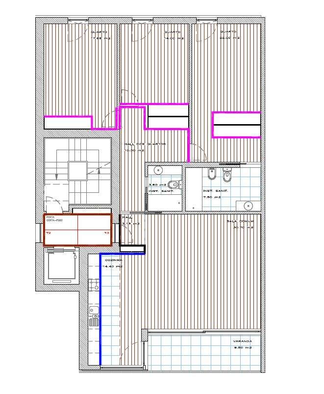 Apartamento T3 - Centro de Guimarães-20